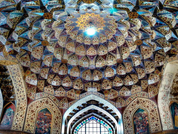 سقف کاشی کاری موزه پارس شیراز